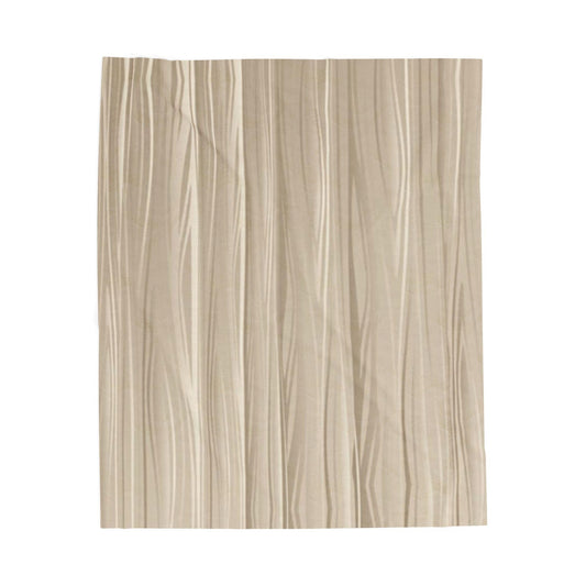 Light Wood Texture - Luxurious Velveteen Plush Blanket