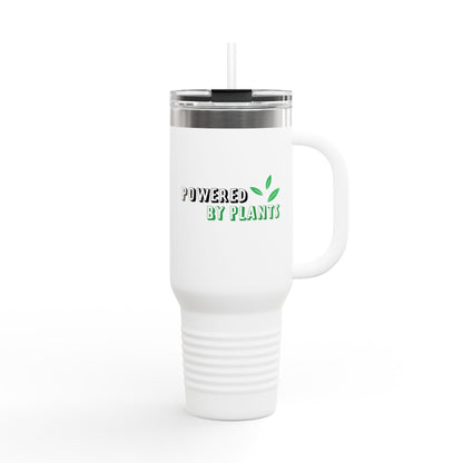 Powered By Plants - Eco-Friendly Insulated Travel Mug, 40oz