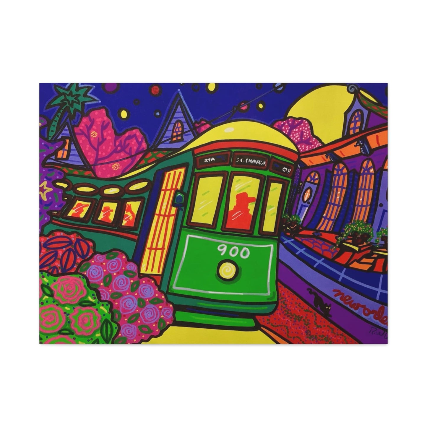 St. Charles Streetcar - Richard Lewis - New Orleans - Canvas Art