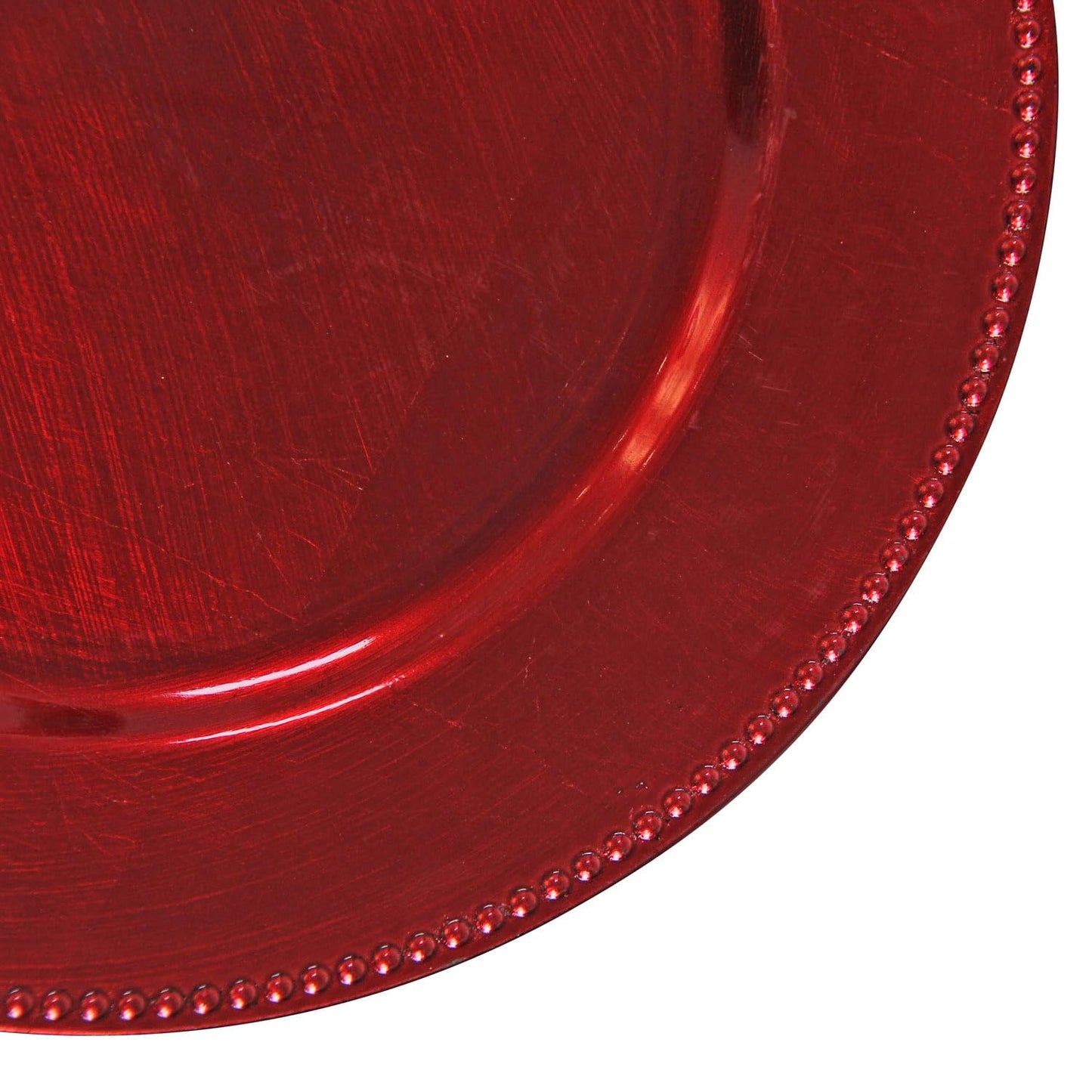 Stone Edge Plastic Charger Plates - 13in - Set of 12