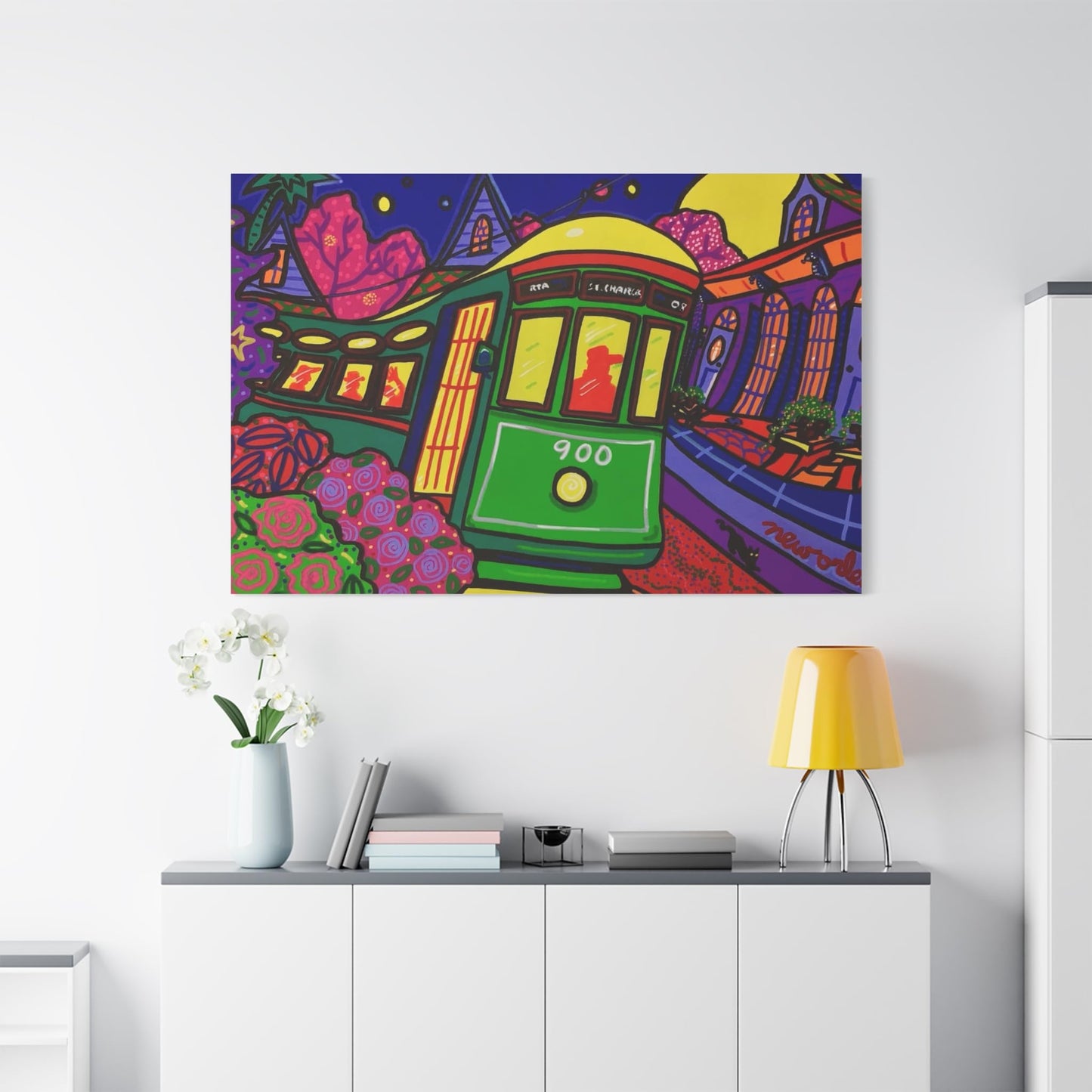 St. Charles Streetcar - Richard Lewis - New Orleans - Canvas Art