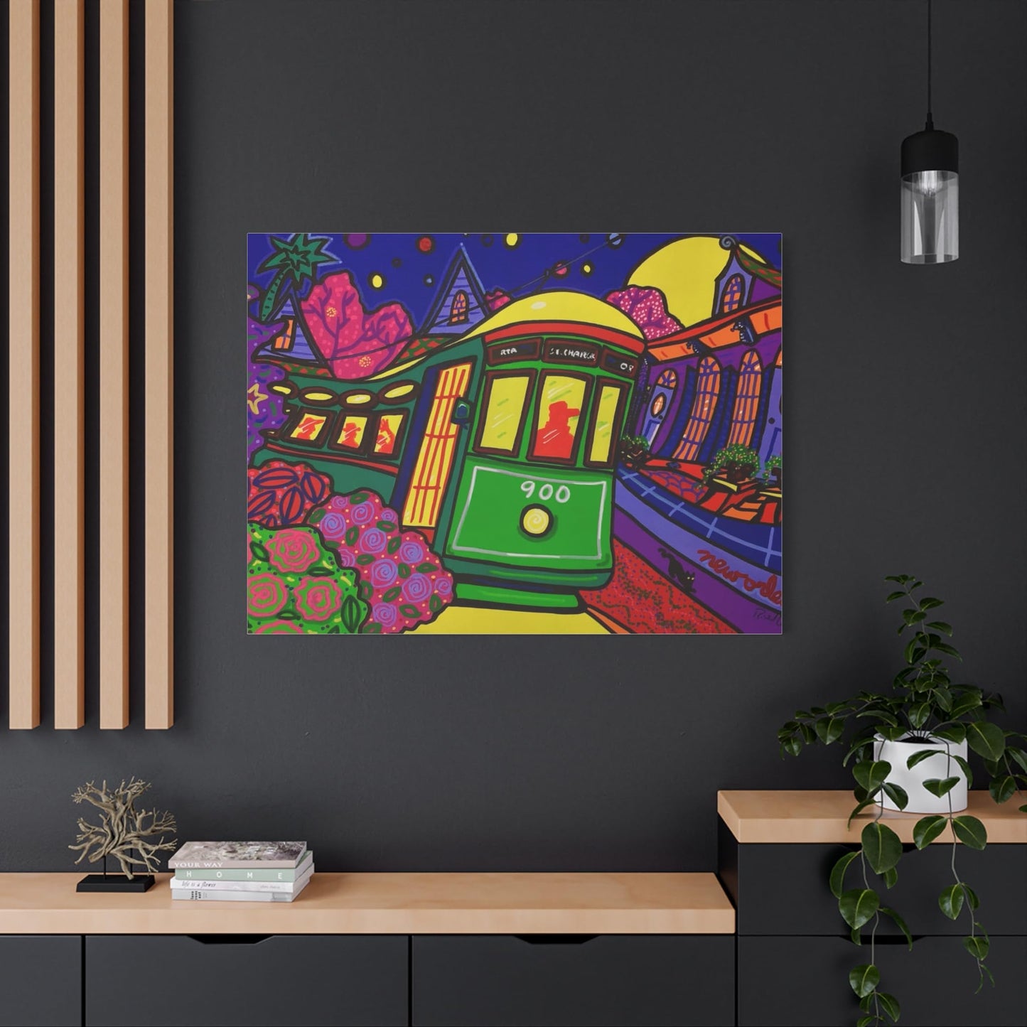 St. Charles Streetcar - Richard Lewis - New Orleans - Canvas Art