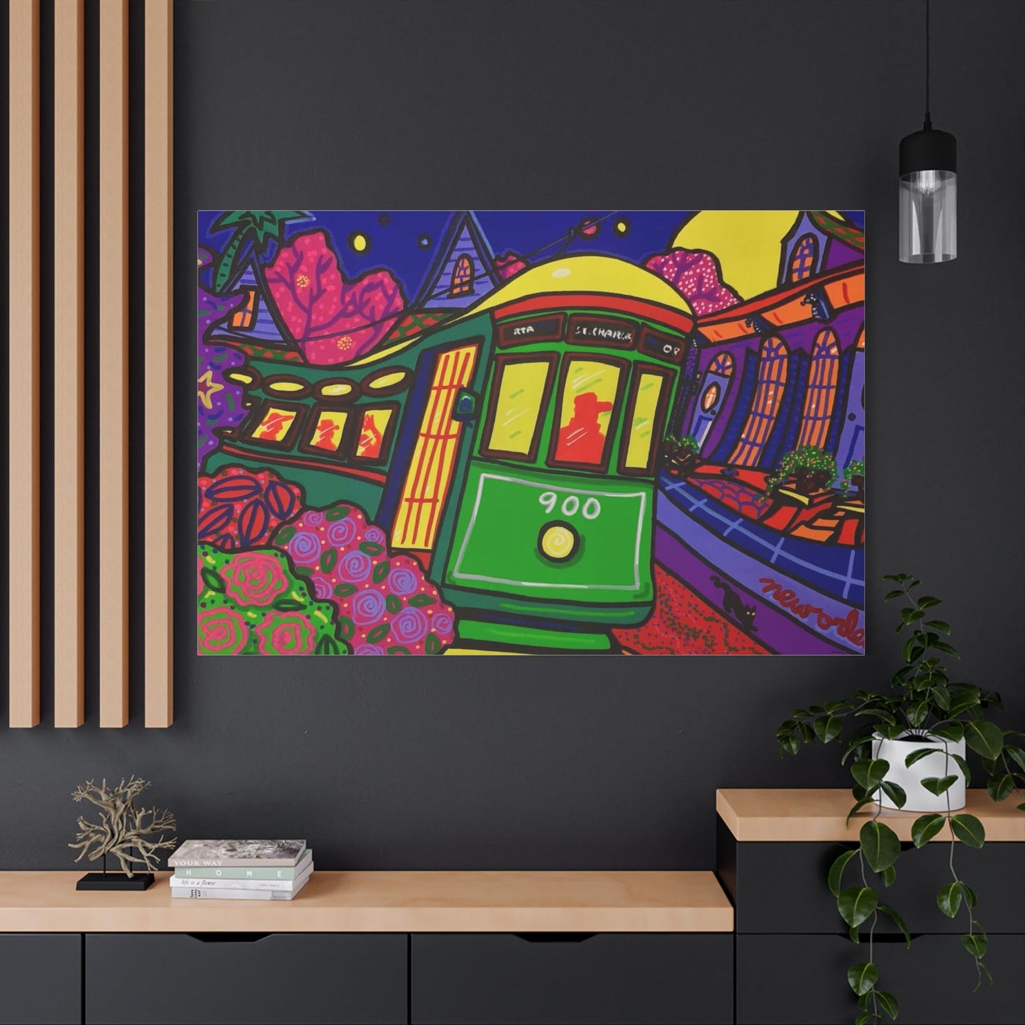 St. Charles Streetcar - Richard Lewis - New Orleans - Canvas Art