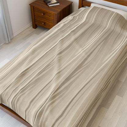 Light Wood Texture - Luxurious Velveteen Plush Blanket