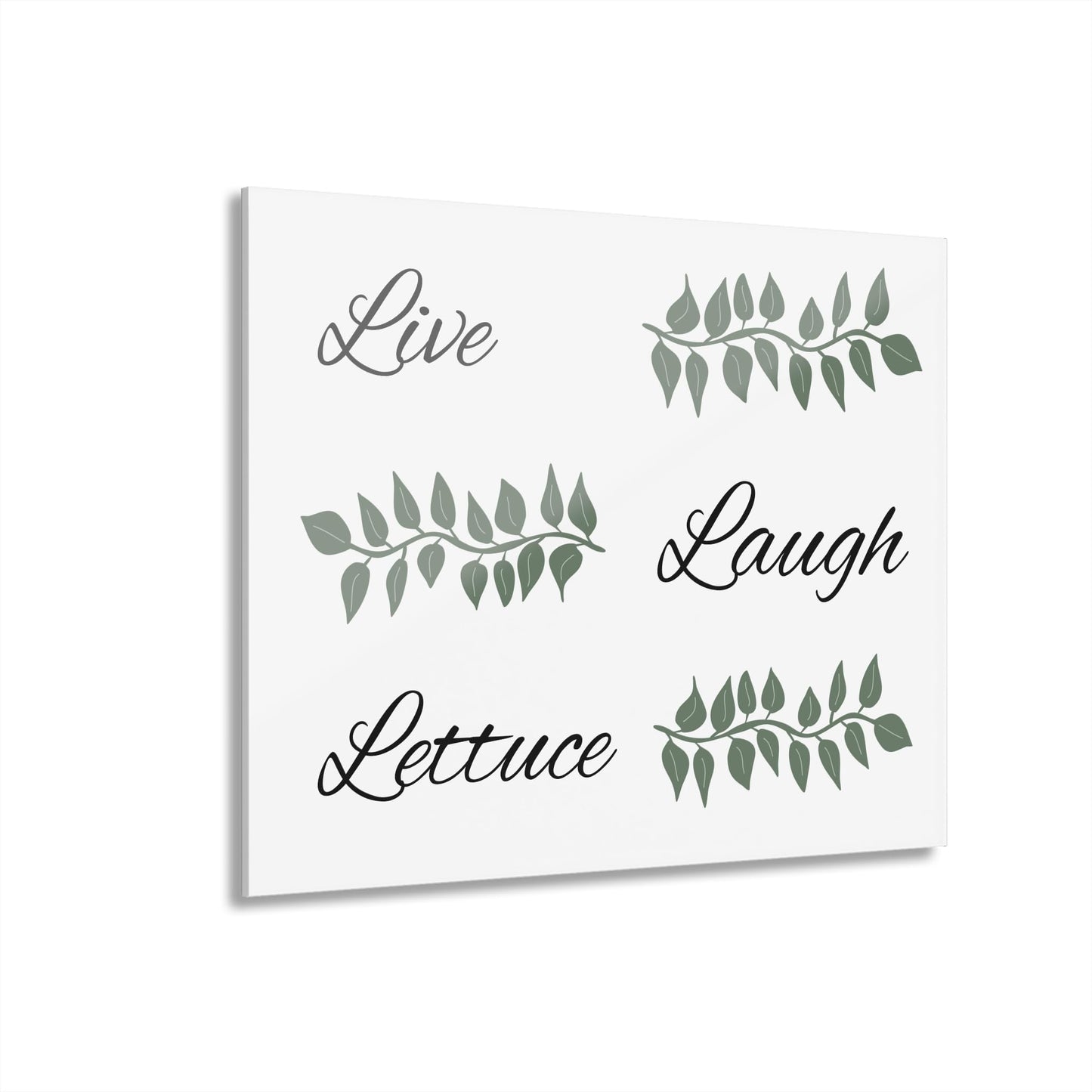 Live Laugh Lettuce 14"x11"