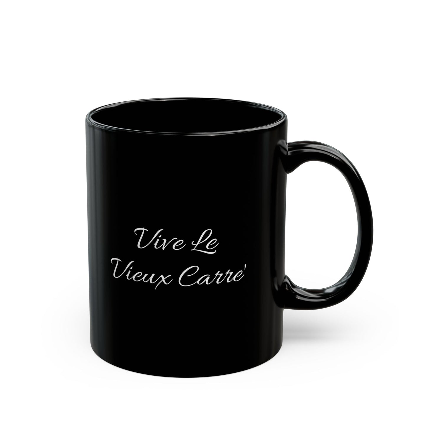 Old Signs - Vive Le Vieux Carre' - Richard Lewis - New Orleans - Black Mug