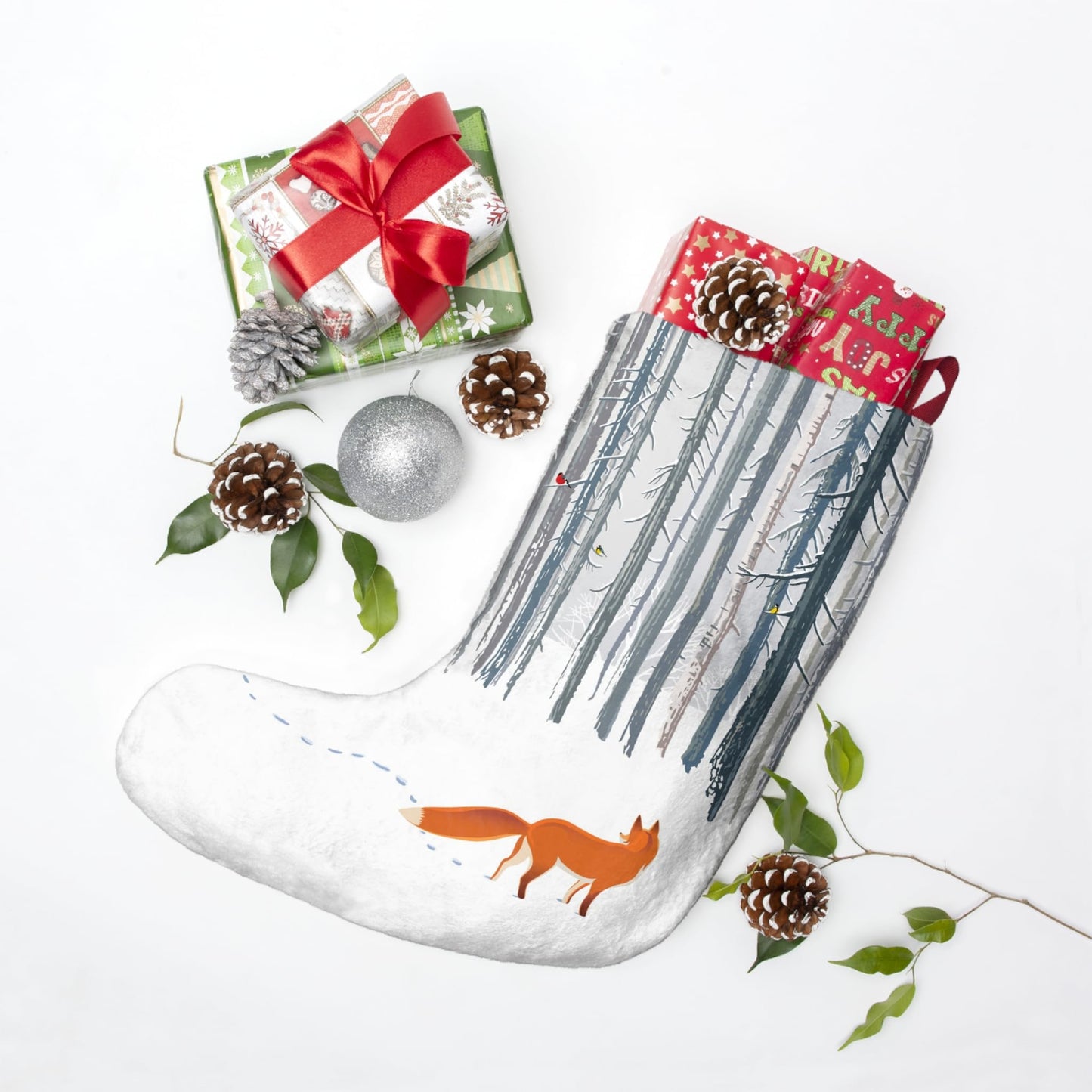 Whimsical Fox Stocking