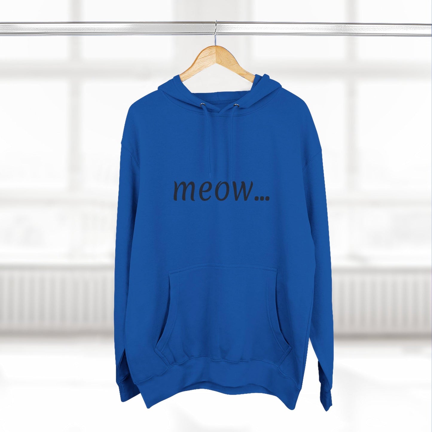 meow... - Cozy Cat Lover Hoodie - Fleece - Casual Wear