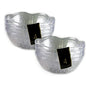 Crystal Cut Plastic Bowls - Set of 8