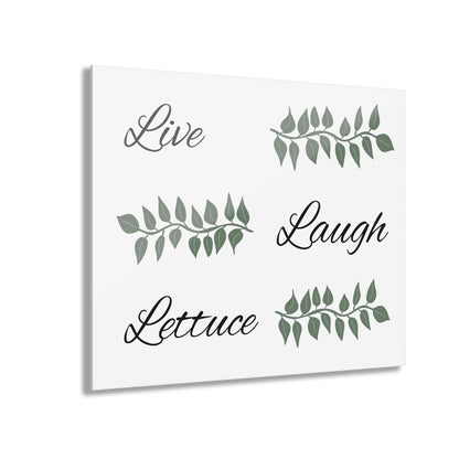 Live Laugh Lettuce 20"x16"
