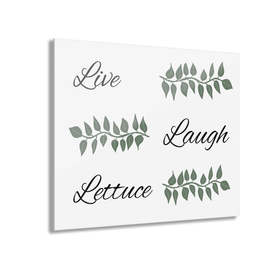 Live Laugh Lettuce 20"x16"