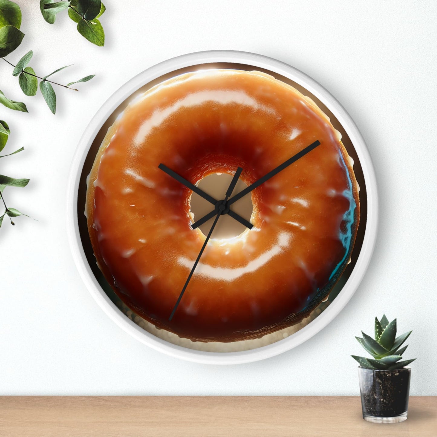 Glazed Donut - Wall Clock