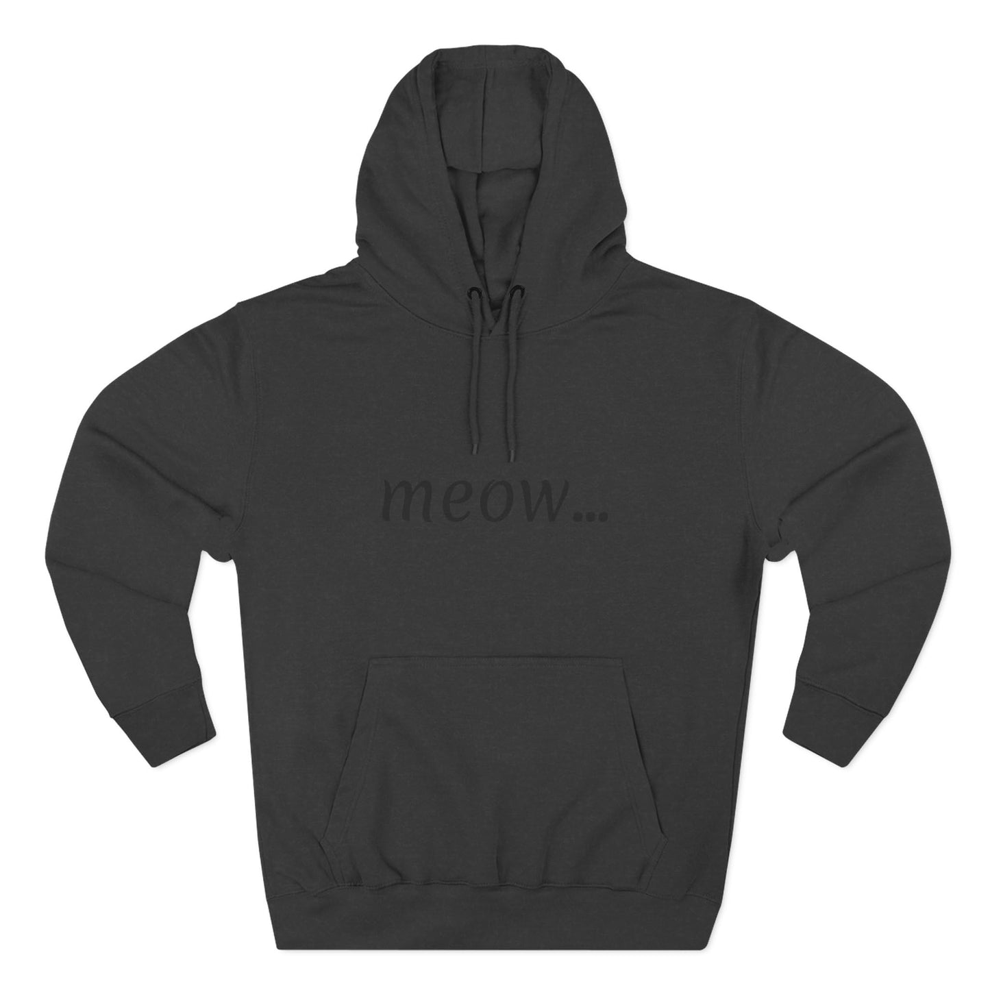 meow... - Cozy Cat Lover Hoodie - Fleece - Casual Wear