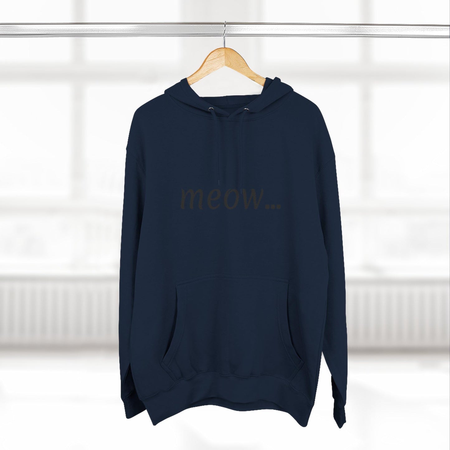 meow... - Cozy Cat Lover Hoodie - Fleece - Casual Wear