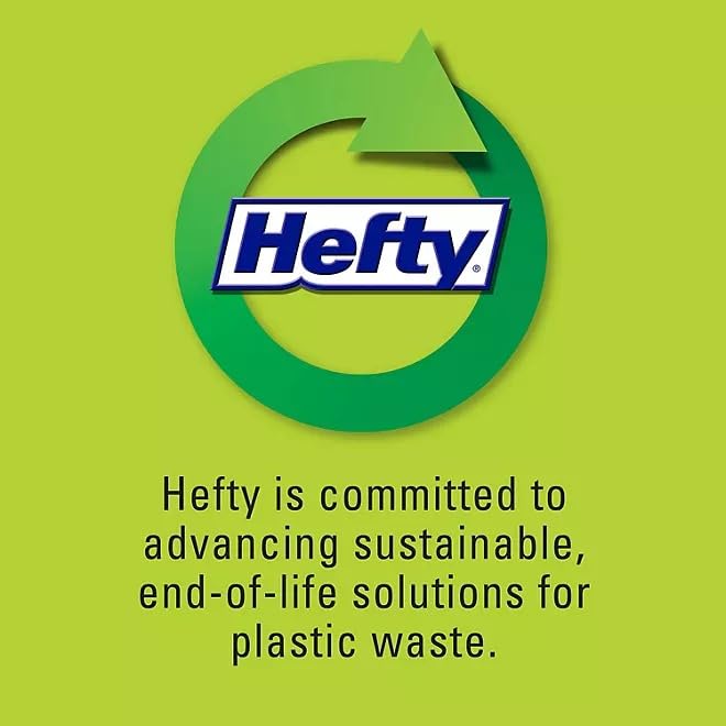 Heftyy Ultra Strong Trash Can Liners, 33 Gallon, 90 Count, Heavy Duty