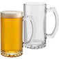 PARNOO Glass Beer Mug - Traditional 25 oz. - Set of 2