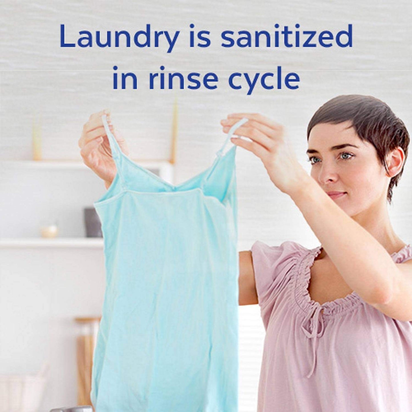 Laundry Sanitizer Additive, 0% Bleach Crisp Linen Scent 150 Fl. Oz oz