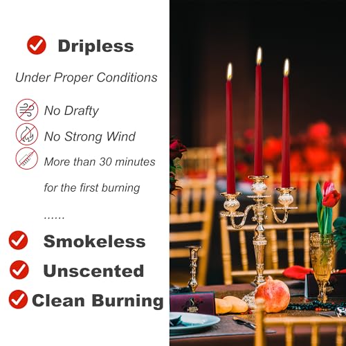 Taper Candles - 10in - White