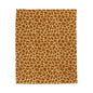 Giraffe Print - Cozy Velveteen Plush Blanket
