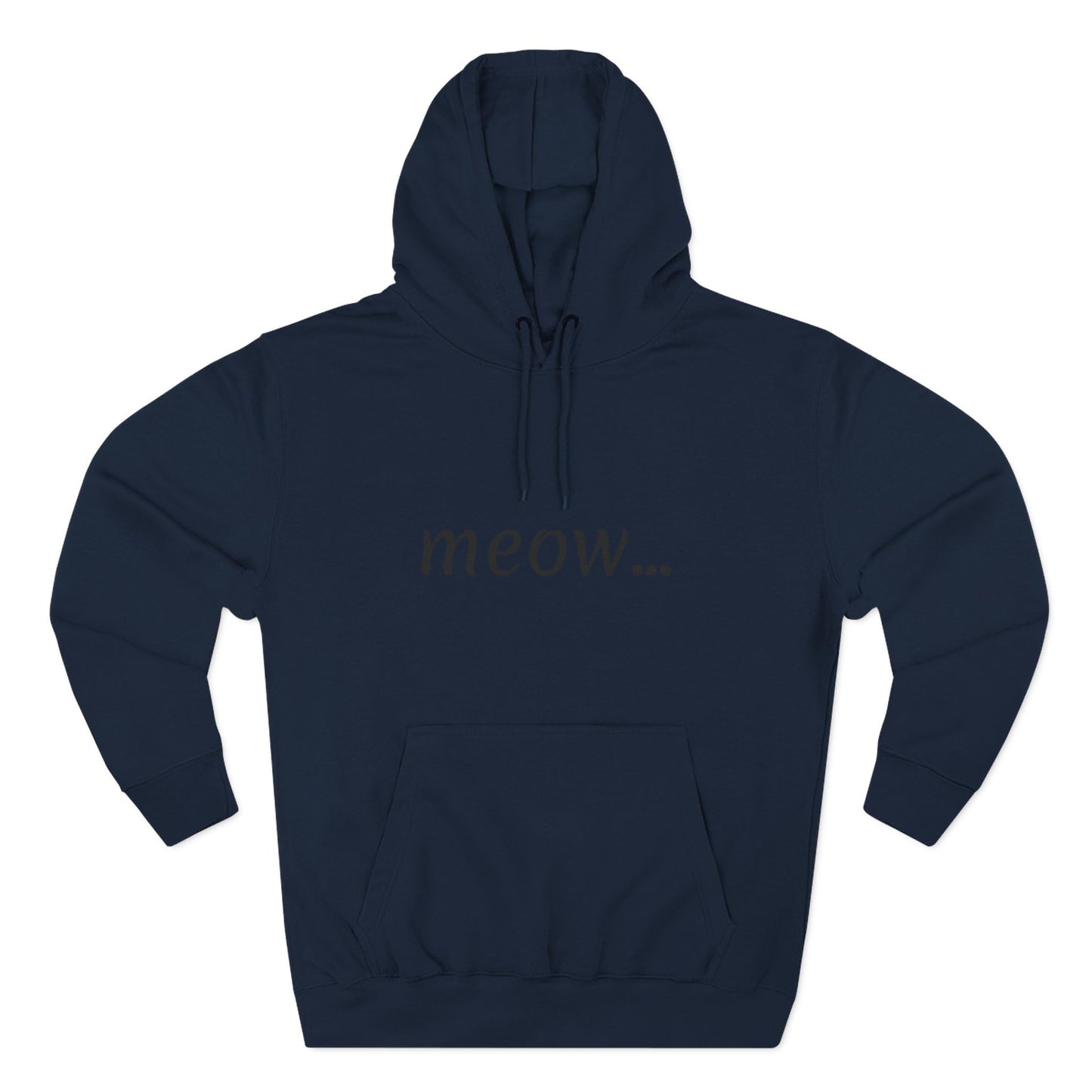 meow... - Cozy Cat Lover Hoodie - Fleece - Casual Wear