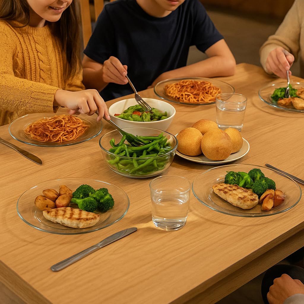 Glass Salad Plate - 7.5in - Set of 4
