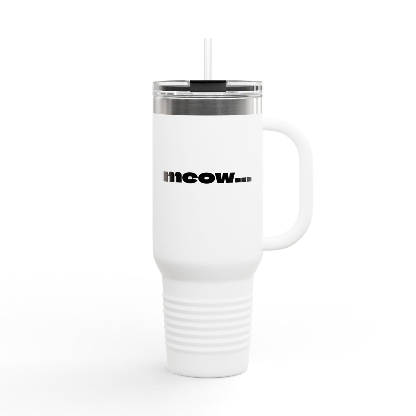 meow... - Insulated Travel Mug, 40oz