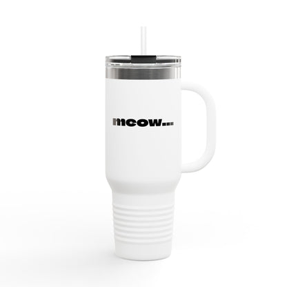 meow... - Insulated Travel Mug, 40oz