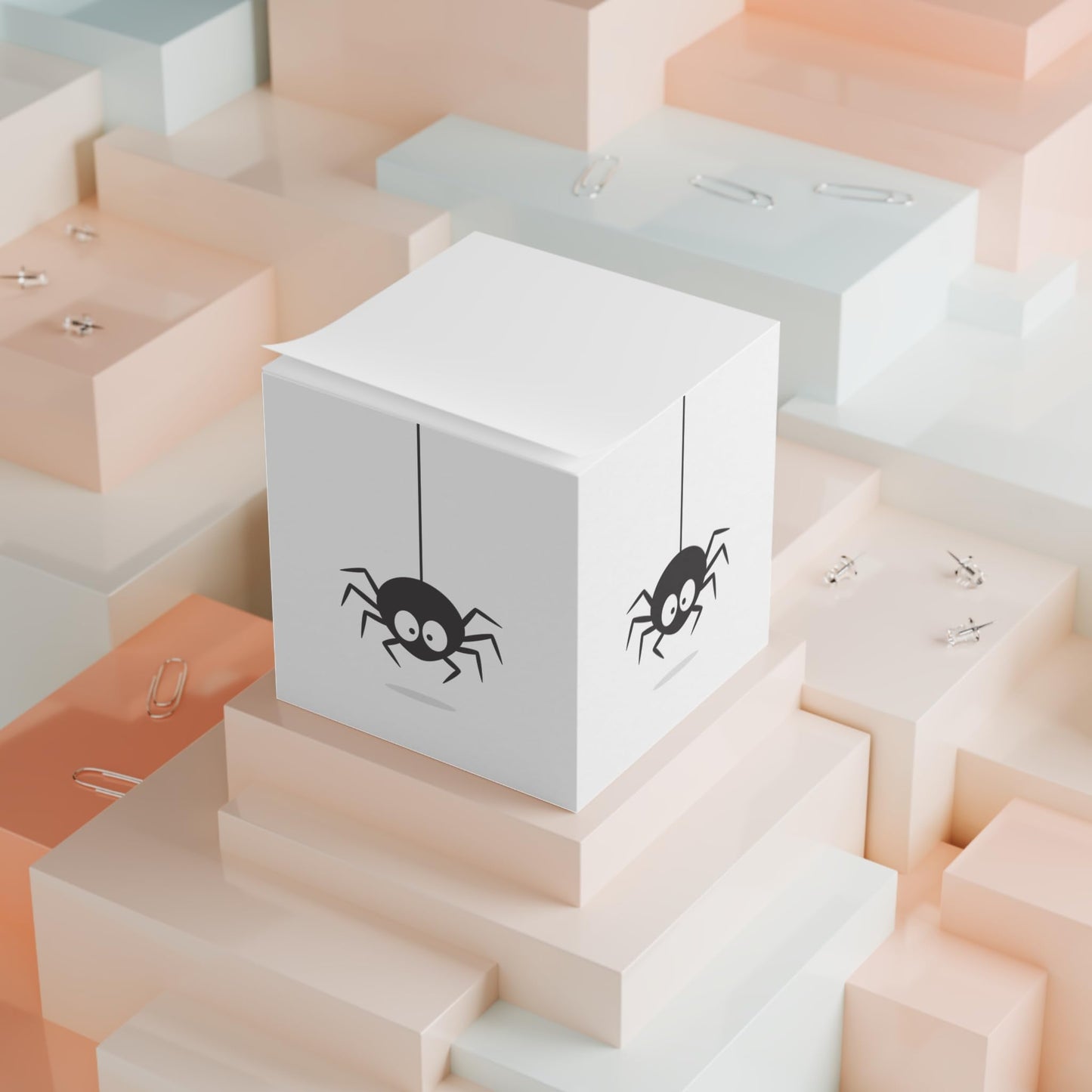 Spider Note Cube - Halloween Desk Decor