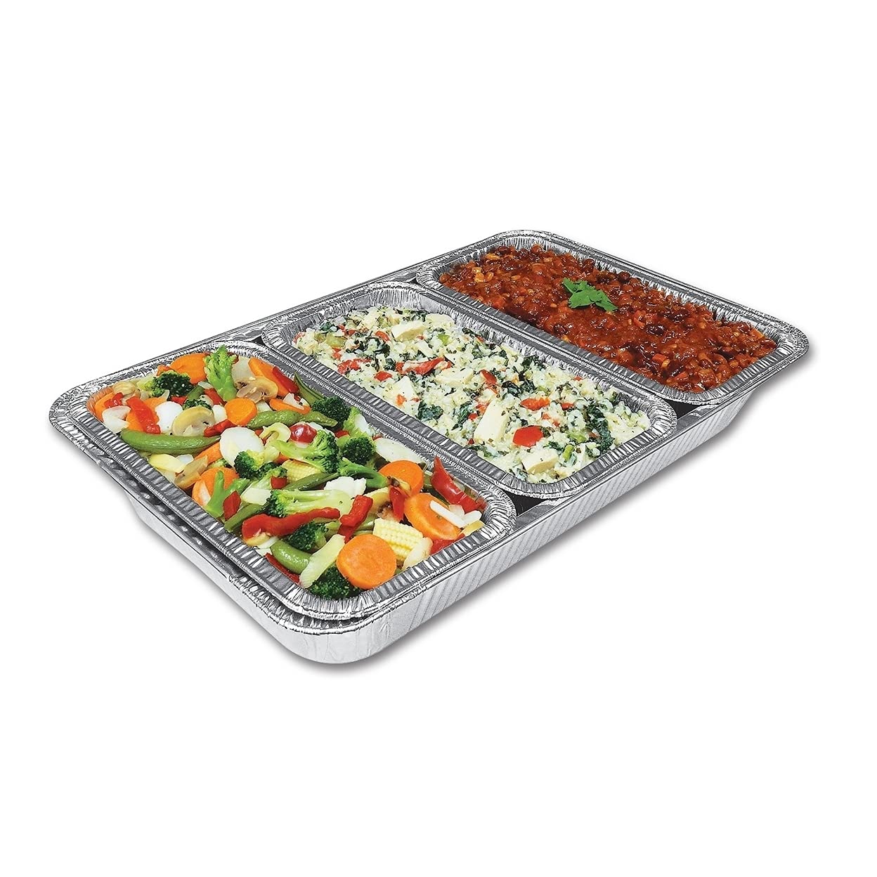 Member's Mark Aluminum Steam Table Pans, 1/3 Size (30 Count)