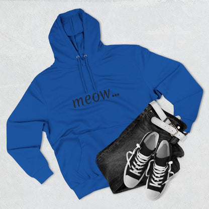 meow... - Cozy Cat Lover Hoodie - Fleece - Casual Wear