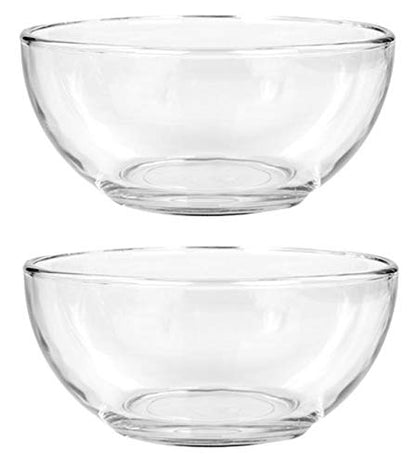 Clear Glass Bowl - 6in - Set of 2