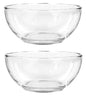 Clear Glass Bowl - 6in - Set of 2