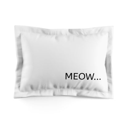 Cat Lover Microfiber Pillow Sham