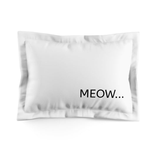 Cat Lover Microfiber Pillow Sham