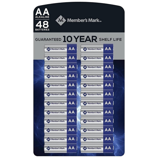 Member's Mark Alkaline AA Batteries (48 Pack)