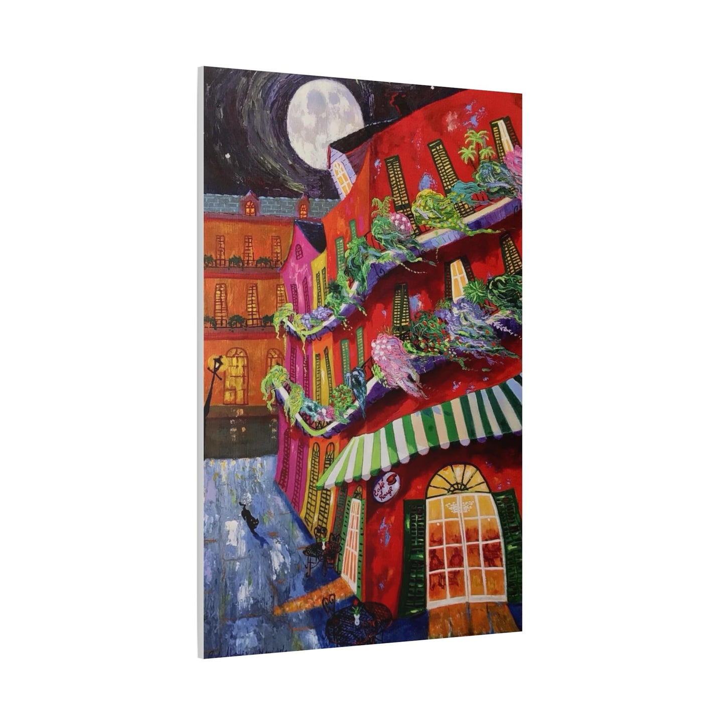 Cafe’ Rouge - Richard Lewis - Canvas Art Print