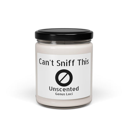 Can't Sniff This - Unscented Soy Candle