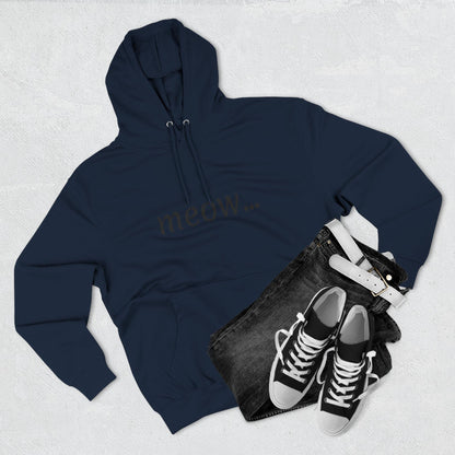 meow... - Cozy Cat Lover Hoodie - Fleece - Casual Wear
