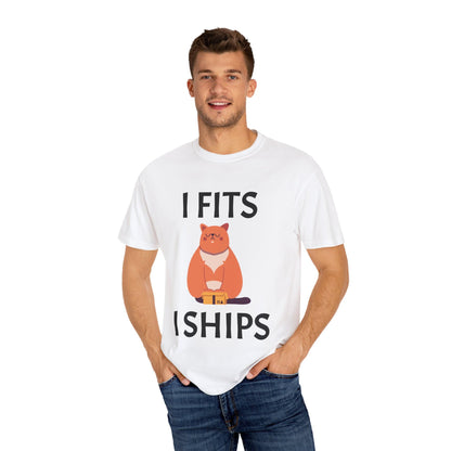 I Fits I Ships - Cat T-Shirt
