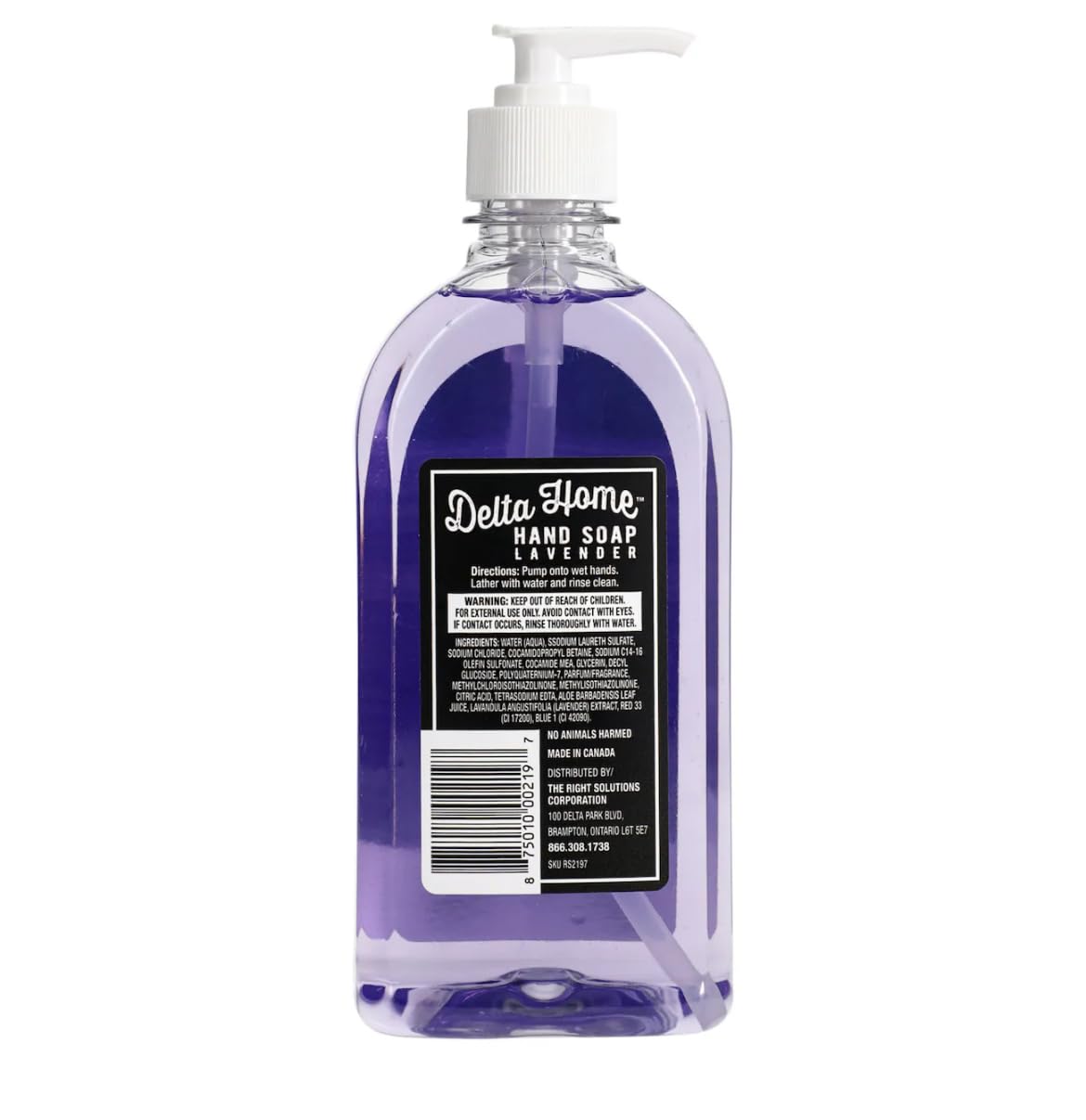 Delta Home Hand Soap Lavender 16 Fl Oz