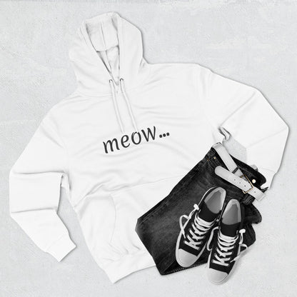 meow... - Cozy Cat Lover Hoodie - Fleece - Casual Wear