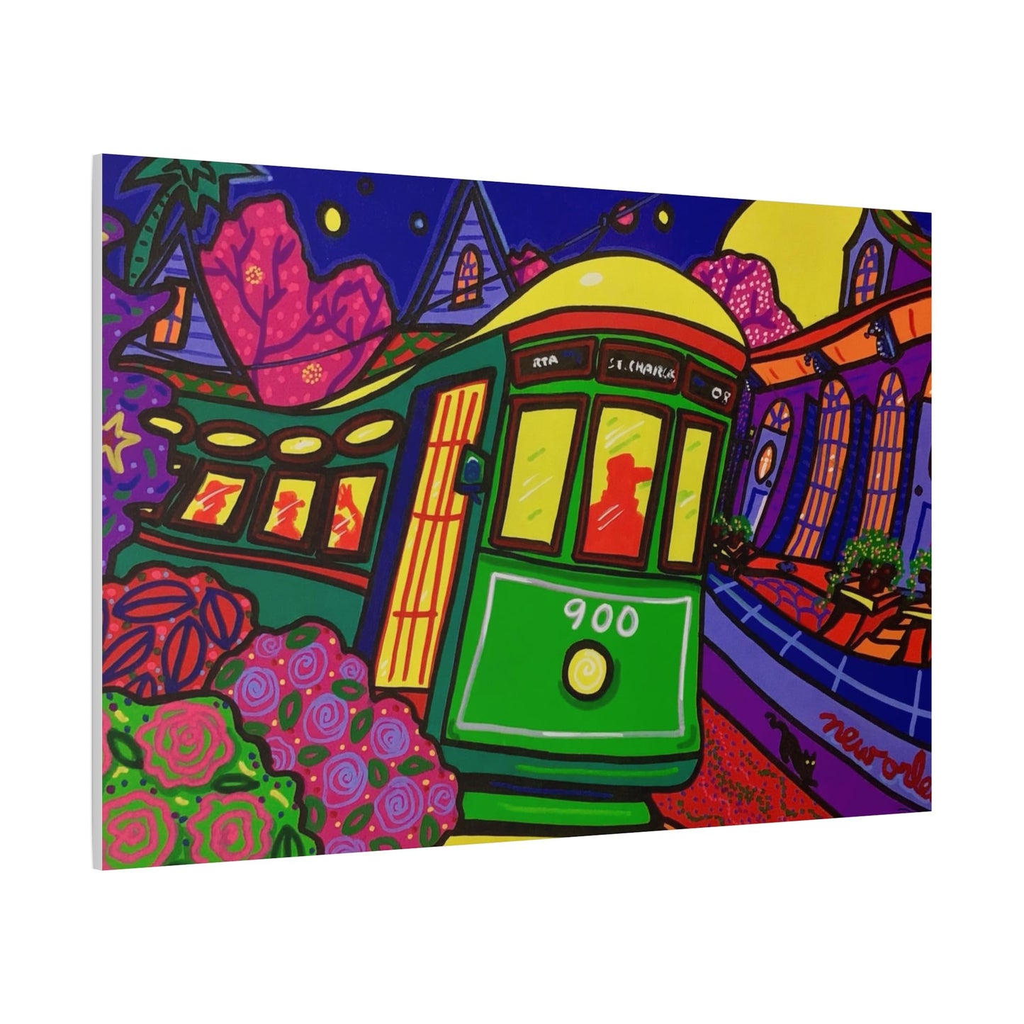 St. Charles Streetcar - Richard Lewis - New Orleans - Canvas Art